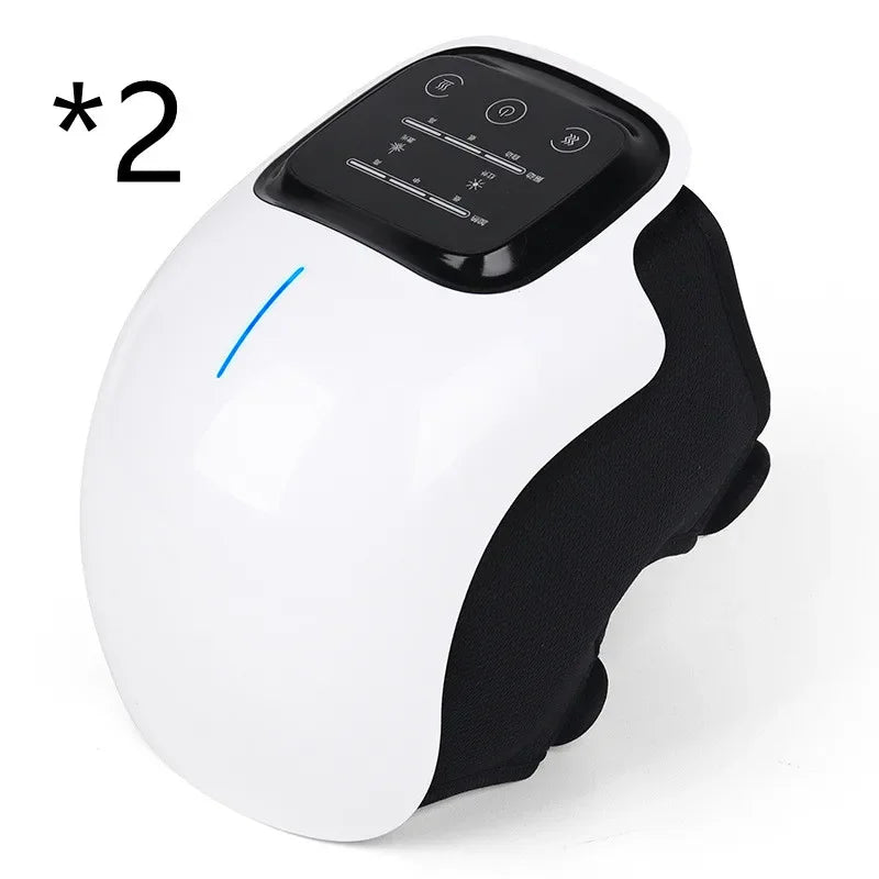 3-in-1 Cordless Knee Massager with Vibration, Heat, and Infrared Therapy for Pain Relief