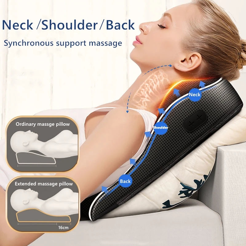 jinkairui Head Neck Cervical Traction Body Massager with Heating Technology for Whole Body Muscle Relief and Relaxation